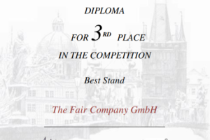 2021 - Diploma - Stand 3rd place - The Fair Company GmbH